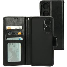 Mobiparts Classic Wallet OPPO A98 Hülle Klapphülle Geldbörse - Schwarz