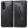 Mobigear Mandala Samsung Galaxy A16 Hülle Klapphülle Geldbörse - Schwarz
