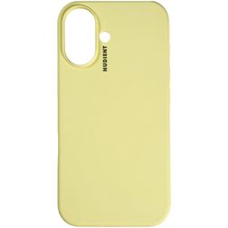 Nudient Base iPhone 16 Plus Silikon Hülle Backcover - Pale Yellow