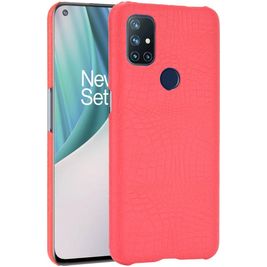 Mobigear Croco OnePlus Nord N10 5G Hülle Hardcase Backcover - Rot