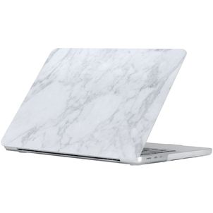 Mobigear Marble MacBook Air 15 Zoll (2023-2026) Hardcase Hülle MacBook Case - Grau - Model A2941 / A3114 / A3241 / A3448