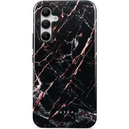 Burga Tough Samsung Galaxy A55 Hülle Hardcase Backcover Stoßfest - Rose Gold Marble