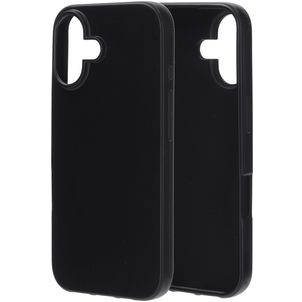Mobiparts Classic iPhone 16 Hülle Flexibles TPU Backcover - Schwarz