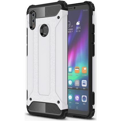 Mobigear Outdoor HONOR Note 10 Hülle Hardcase Backcover Stoßfest - Weiß