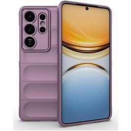 Mobigear Bumpy Samsung Galaxy S26 Ultra Hülle Flexibles TPU Backcover - Lila