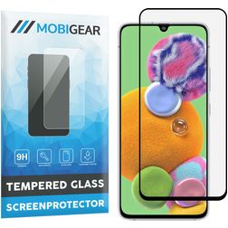 Mobigear Premium Samsung Galaxy A90 Panzerglas Displayschutz - Hüllenfreundlich - Schwarz