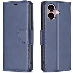 Mobigear Excellent iPhone 16 Plus Klapphülle Portemonnaie - Blau