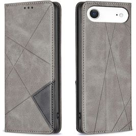 Mobigear Rhombus Slim iPhone Air Hülle Klapphülle - Grau