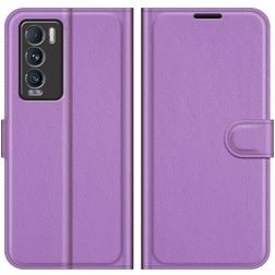 Mobigear Classic Realme GT Master Edition Hülle Klapphülle Geldbörse - Lila