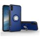 Mobigear Armor Ring iPhone XS Hülle Hardcase Backcover Stoßfest mit Ringhalter - Blau