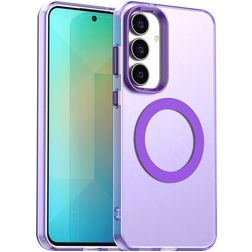Mobigear Shockproof Samsung Galaxy S25 FE MagSafe Hülle Hardcase Backcover - Lila