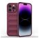 Mobigear Bumpy iPhone 15 Pro Max Hülle Flexibles TPU Backcover - Weinrot