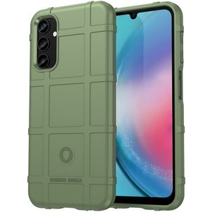 Mobigear Rugged Shield Samsung Galaxy A56 Hülle Flexibles TPU Backcover Stoßfest - Grün
