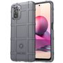 Mobigear Rugged Shield POCO M5s Hülle Flexibles TPU Backcover Stoßfest - Grau