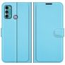 Mobigear Classic Motorola Moto G60 Hülle Klapphülle Geldbörse - Blau