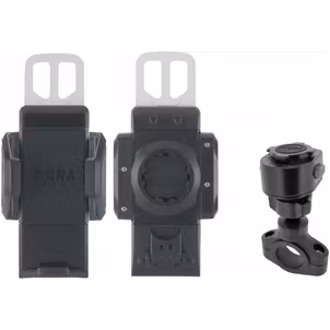 Tigra FitClic U-FitGrip Motorcycle Kit Fahrradhalterung / Motorradhalterung Lenkerhalterung Klemme Universal - Schwarz