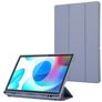 Mobigear Tri-Fold Gel Samsung Galaxy Tab A9 Plus (2023) Hülle TPU,Kunstleder Klapphülle + Stifthalter - Lila