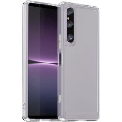Mobigear Crystal Durchsichtig Sony Xperia 1 V Hülle Hardcase Backcover Stoßfest - Transparent