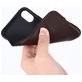 Mobigear Excellent iPhone XS Hülle Flexibles TPU Backcover - Braun