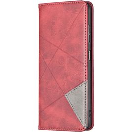 Mobigear Rhombus Slim Nokia G11 Hülle Klapphülle - Rot
