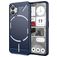 Mobigear Brushed Slim Nothing Phone (2) Hülle Flexibles TPU Backcover - Blau