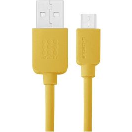 Haweel USB-A auf Micro USB Kabel 1 Meter - Gelb Haweel USB-A auf Micro USB Kabel 1 Meter - Gelb
