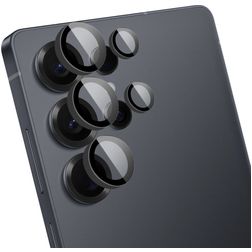 Mobiparts Samsung Galaxy S25 Ultra Panzerglas Gehärtetes Glas Kameralinsen Schutz - Hüllenfreundlich