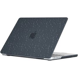 Mobigear Sparkle MacBook Pro 14 Zoll (2021-2025) Hardcase Hülle MacBook Case - Schwarz - Model A2442 / A2779 / A2918 / A2992 / A3401 / A3112 / A3434
