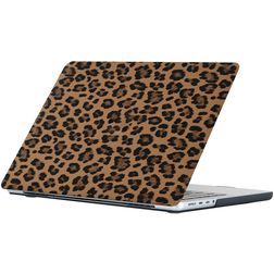Mobigear Hardshell MacBook Pro 16 Zoll (2021-2024) Hardcase Hülle MacBook Case - Braun - Model A2485 / A2780 / A2991 / A3186