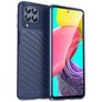 Mobigear Groove Samsung Galaxy M53 Hülle Flexibles TPU Backcover - Blau