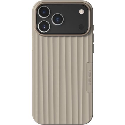 Nudient Bold iPhone 17 Pro Max MagSafe Hülle Hardcase Backcover - Linen Beige