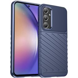 Mobigear Groove Samsung Galaxy A55 TPU (flexibel) Backcover - Blau