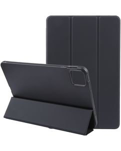 Mobigear Tri-Fold Gel iPad Air 11 Zoll (2025) Hülle TPU,Kunstleder Klapphülle - Schwarz