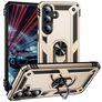 Mobigear Armor ring Samsung Galaxy S25 FE Hardcase Backcover Shockproof mit Ringhalter - Gold