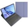 Mobigear Keys iPad Air 11 Zoll (2025) Hülle QWERTY Bluetooth Tastatur Klapphülle + Stifthalter - Lila