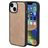 Mobiparts Classic iPhone 14 MagSafe Hülle TPU,Kunstleder Backcover - Moonstone Beige