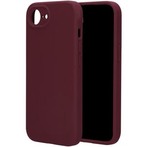 Mobiparts iPhone 17e Silikon Hülle Backcover - Plum Red