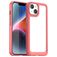 Mobigear Crystal iPhone 15 Hülle Hardcase Backcover - Transparent / Rot