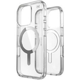 Speck Presidio Perfect Clear Durchsichtig iPhone 16 Pro MagSafe Hülle Hardcase Backcover Stoßfest - Transparent