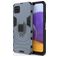 Mobigear Armor Ring Samsung Galaxy A22 5G Hülle Hardcase Backcover Stoßfest mit Ringhalter - Blau