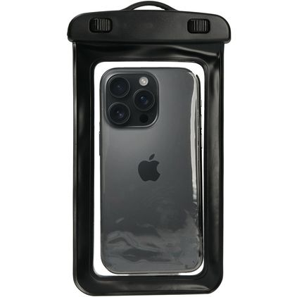 Mobiparts Hardcase Wasserfest Einschubhülle (max 19 cm x 11 cm) - Sleeve - Pouch - Schwarz