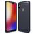 Mobigear Brushed Slim Motorola One Power Hülle Flexibles TPU Backcover - Blau