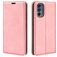 Mobigear Retro Slim Motorola Moto G62 Klapphülle Portemonnaie - Pink