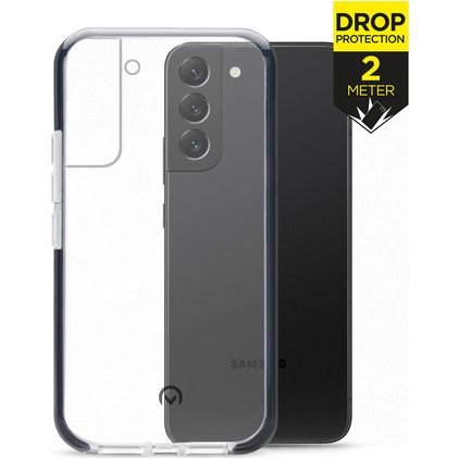 Mobilize Shatterproof Samsung Galaxy S22 Plus Hardcase Backcover Shockproof - Transparent / Schwarz