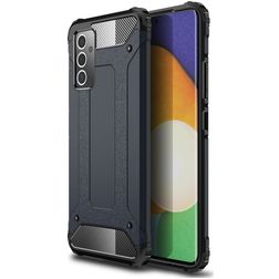 Mobigear Outdoor Samsung Galaxy A82 5G Hülle Hardcase Backcover Stoßfest - Marineblau