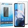 Mobigear Premium Motorola Moto E22 Panzerglas Gehärtetes Glas Displayschutz - Hüllenfreundlich - Schwarz