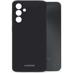 Mobilize Rubber Gelly Samsung Galaxy A05s Hülle Flexibles TPU Backcover - Matt Black