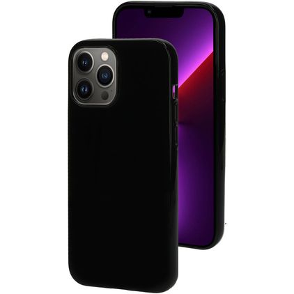 Mobiparts Classic iPhone 13 Pro Max TPU (flexibel) Backcover - Schwarz