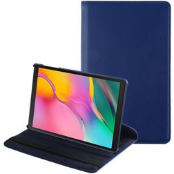 Mobigear DuoStand Samsung Galaxy Tab A 10.1 (2019) Hülle Drehbare Klapphülle - Dunkelblau