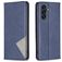 Mobigear Rhombus Slim Samsung Galaxy A35 Hülle Klapphülle - Blau